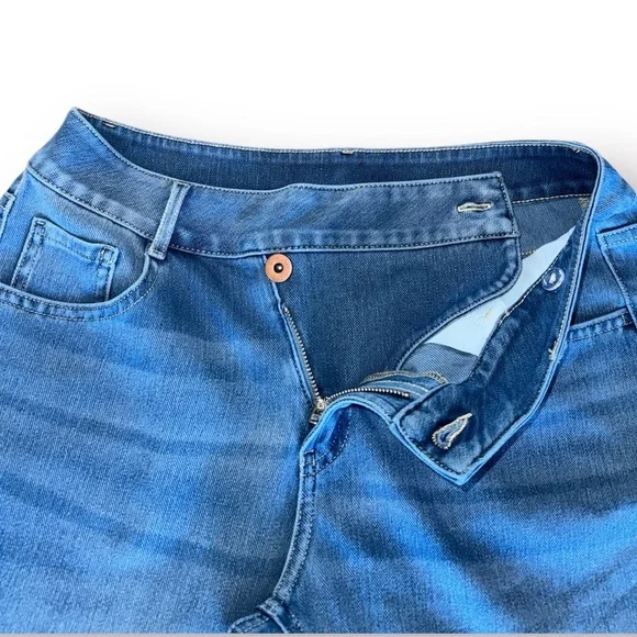 🛍️SALE🛍️ Halara Flex™ Asymmetric Low Rise Baggy Wide Leg Washed Casual Jeans - Picture 7 of 12